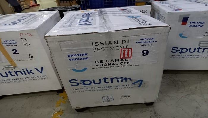 Pakistan receives first shipment of Russian Sputnik vaccine for coronavirus