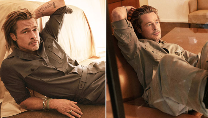 Brad Pitt Looks Smoldering In New Ad • Instinct Magazine