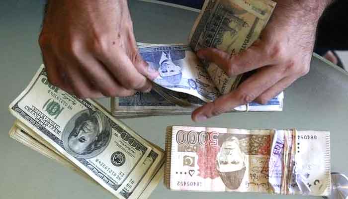 US dollar against Pakistani rupee on March 19