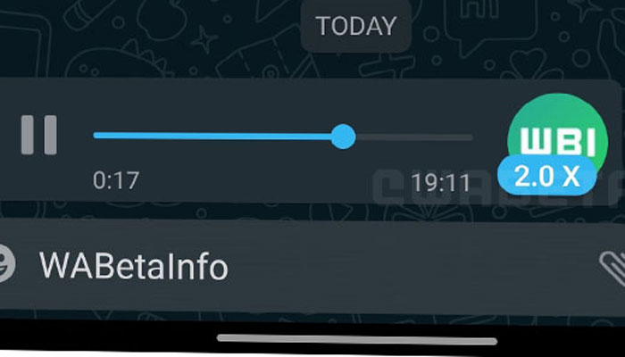 WhatsApp working on three different playback speeds for voice message feature