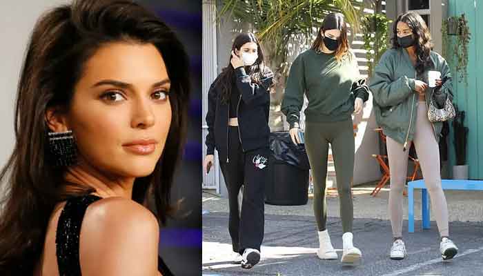 Kendall Jenner puts on stylish display in green outfit as she steps out  with friends