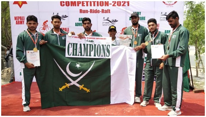 Pak Army Team Wins Gold Medal At 4th Coas International Tri Adventure Competition
