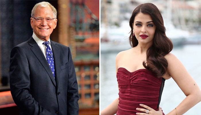 David Letterman angered Indian fans after he poked fun at Aishwarya Rai and...