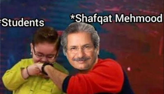 Students celebrate extended Spring Break with hilarious shout-outs to Shafqat Mehmood