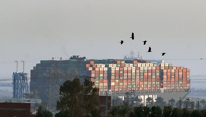 Ship blocking Suez Canal could be freed by start of next week