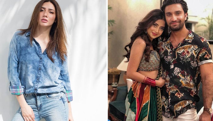 Mahira Khan showers love on Sajal Aly, Ahad Raza Mir