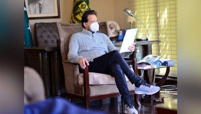 PM Imran Khan shares work photos after 'recovering' from coronavirus