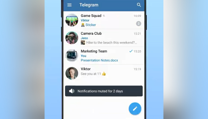 Telegram: Here's how you can mute chats