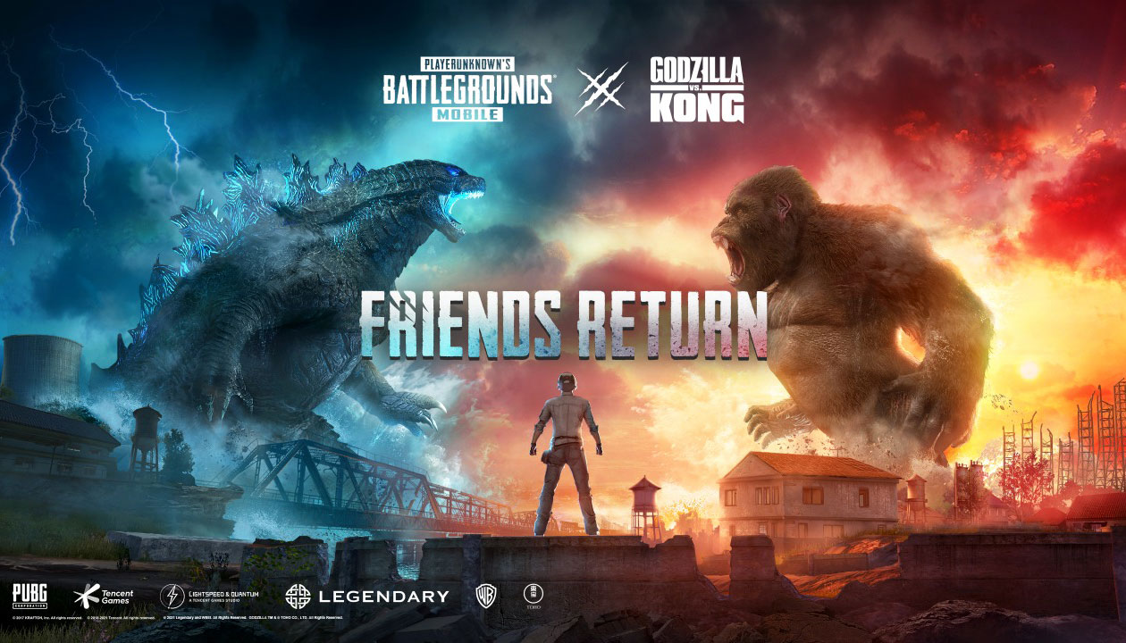 PUBG Mobile rolls out 'Godzilla vs Kong' collaboration