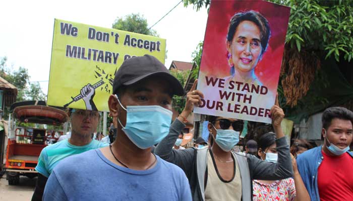 Five killed as Myanmar protesters defy crackdown; junta on the hunt for critics