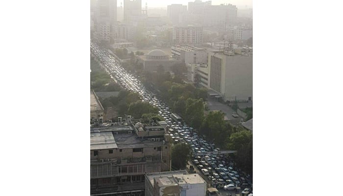 Karachi: Protest by religious party causes severe traffic jams in several areas