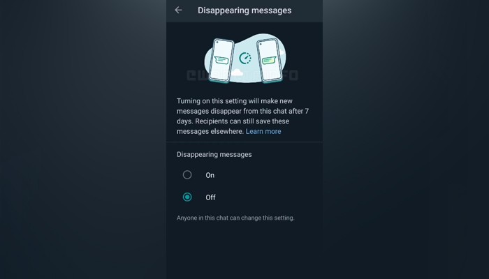 WhatsApp update: Animated header for disappearing messages - Vimarsana News