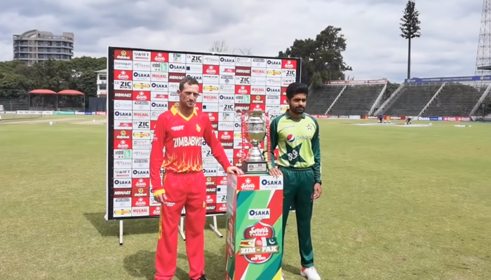 WATCH: Pak vs Zim T20I series trophy unveiled