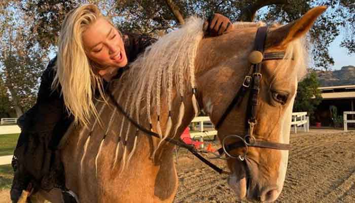 Amber Heard pictured on the sets of 'Aquaman 2'