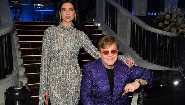 Elton John sings duets with Dua Lipa in Oscars watch party - Vimarsana News