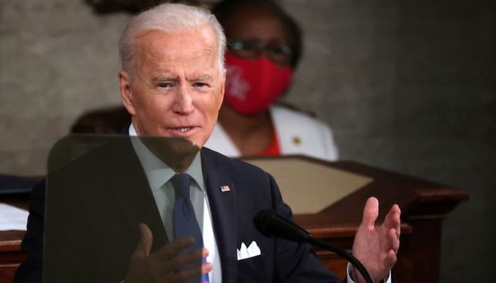 US President Joe Biden talks tough on China in first speech to Congress