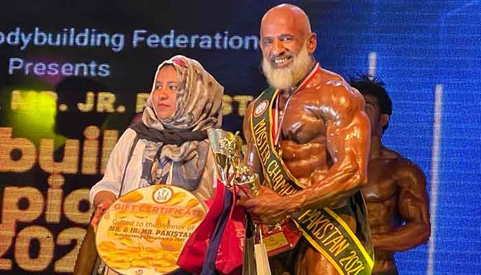 Lahori bodybuilder Abdul Waheed proves age is just a number