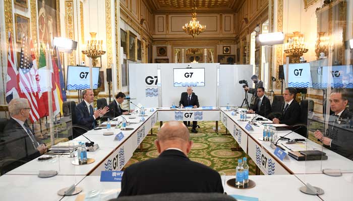 G7 foreign ministers meet in London to discuss ways to counter China, Russia