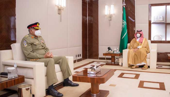 In meeting with Gen Bajwa, Saudi crown prince acknowledges Pakistan's role towards peace