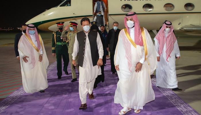 PM Imran Khan lands in Saudi Arabia on three-day visit