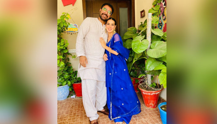 Iqra Aziz, Yasir Hussain look adorable as they celebrate Eid