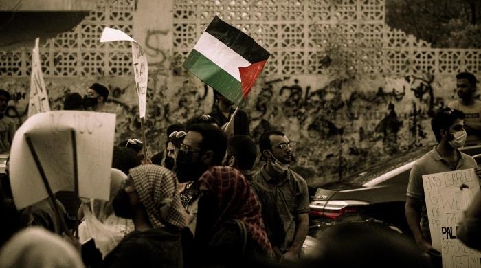 Karachi echoes with chants of freedom for Palestine: In photos