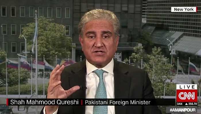 Tide turning against Israel, says FM Qureshi in CNN interview