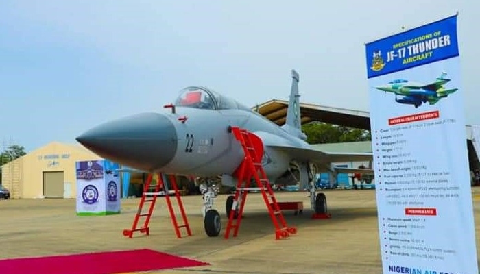 PAF hands over 3 JF-17 Thunder aircraft to Nigerian Air Force