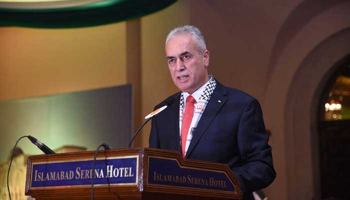 Palestinian ambassador thanks Pakistan for unwavering support, efforts for ceasefire