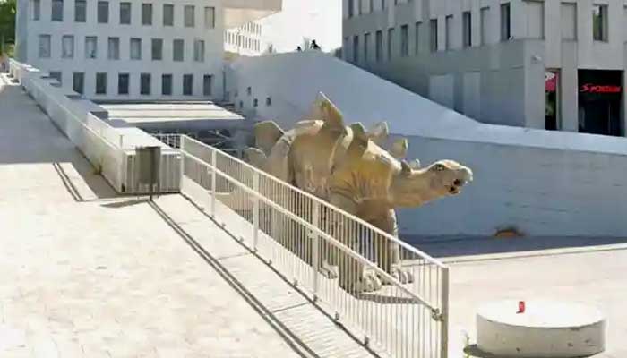 Man dies after getting trapped inside dinosaur statue in Spain