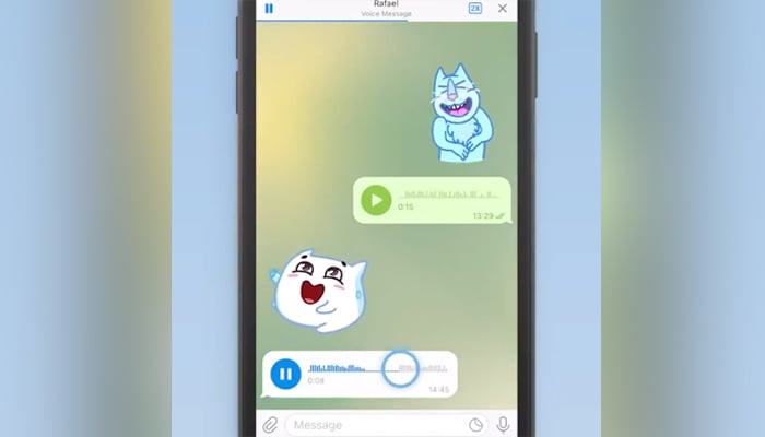 You can now review voice notes before sending them in Telegram