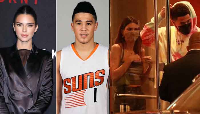 Kendall Jenner models Suns shirt as boyfriend Devin Booker