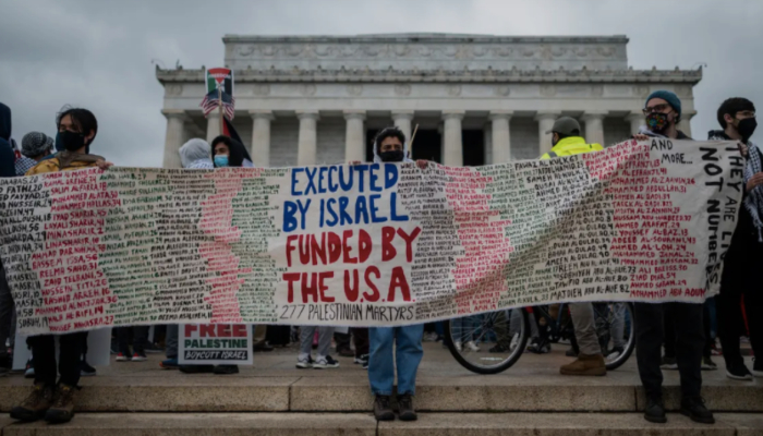 Stop funding Israel: Protestors demand in Washington rally