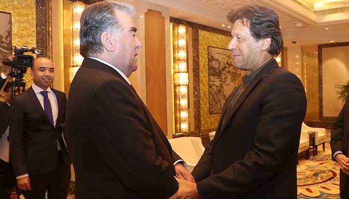 Tajik President Emomali Rahmon arrives in Islamabad