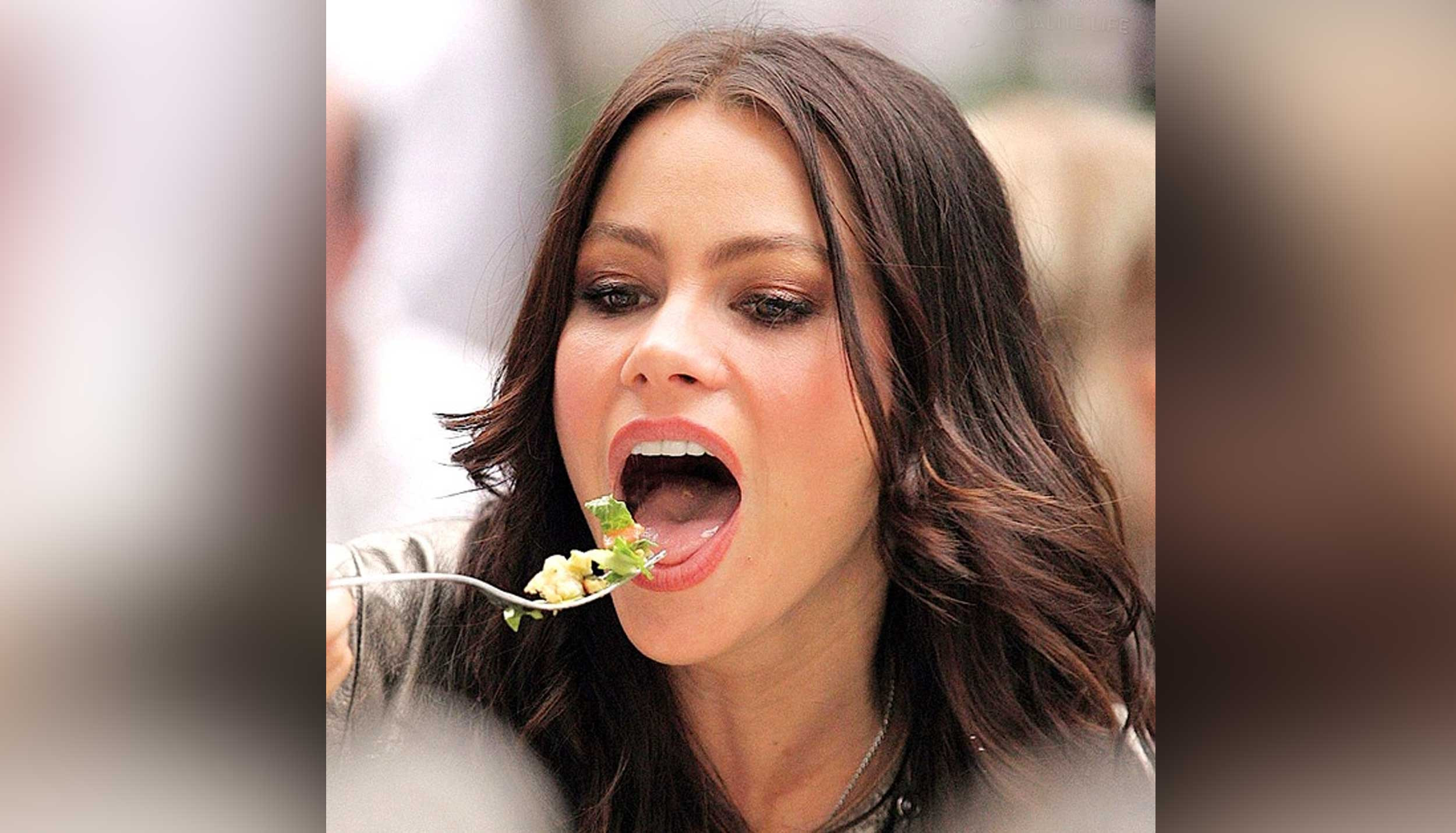 Sofia Vergara Hilariously Shares Why She Is Always Snapped Eating