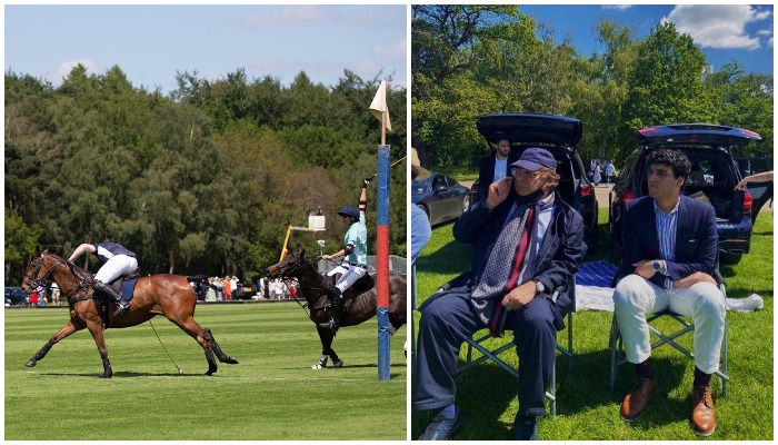 Nawaz Sharif watches Maryam's son Junaid play polo for Cambridge University