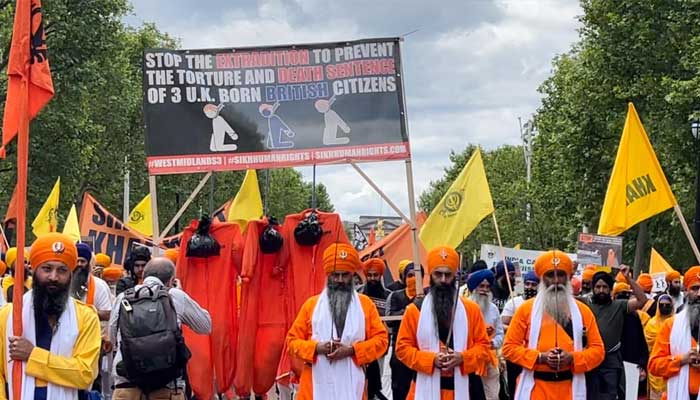 Sikhs in London march to mark anniversary of 1984 Sikh genocide