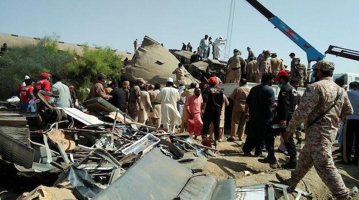 Train crash kills over 50, injures more than 100 in Sindh's Ghotki