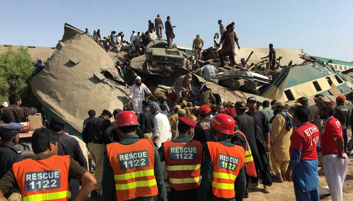 Ghotki train crash: Death toll rises to 62, track restored after 29 hours