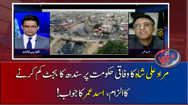 وزيراعلی سندھ کا وفاقی حکومت پر بجٹ کم کرنے کا الزام اور اس پر اسد عمر کا جواب ديکھئے