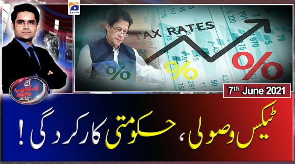 آج شاہ زیب خانزادہ کے ساتھ ۔ 08 جون 2021ء