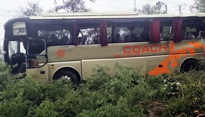 18 killed as passenger bus turns turtle in Balochistan's Khuzdar 