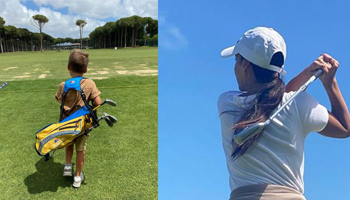 ‘Ertugrul’: Engin Altan Duzyatan’s wife, son turn golfer