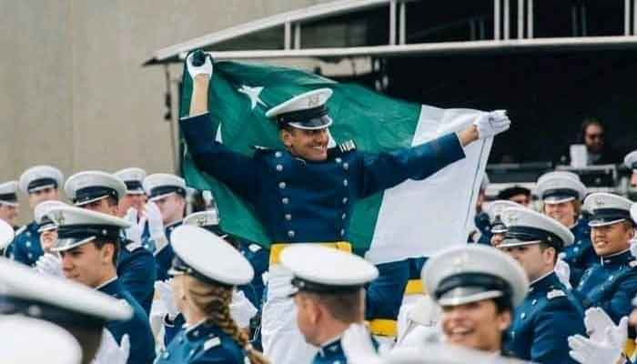 Pakistani cadet graduates from US Air Force Academy
