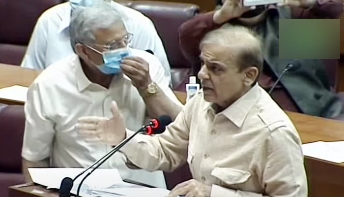 Shahbaz Sharif accuses govt of releasing 'fake' budget numbers