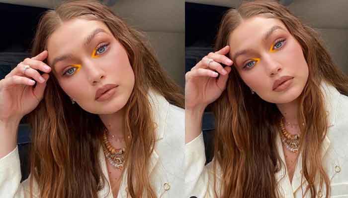 Gigi Hadid mesmerises fans as she puts her citrus-inspired eye makeup on display