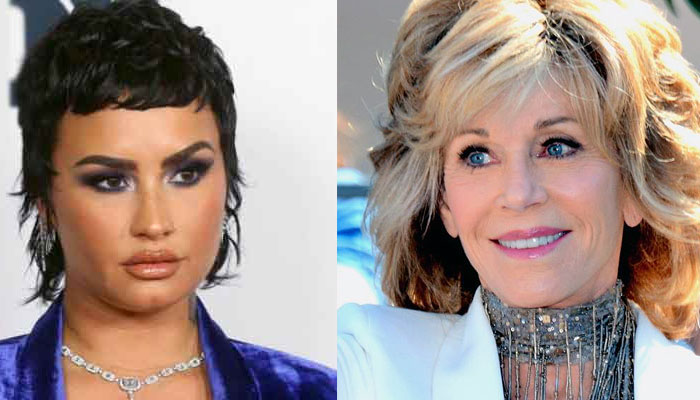 Demi Lovatos story makes Jane Fonda break into tears