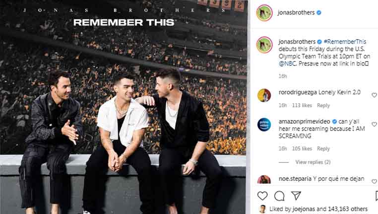 Jonas Brothers share update on their tour