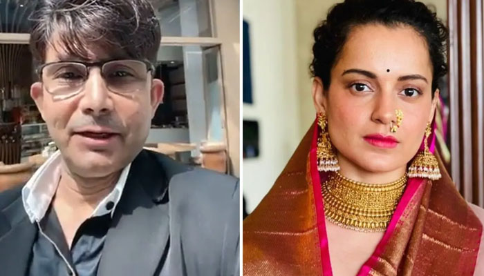 KRK pretends to be Kangana Ranaut, fake cries on camera