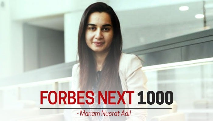 Pakistani entrepreneur and founder of GRID (Gaming Revolution for International Development) Mariam Nusrat has made it to the Forbes Next 1000 List. Photo provided by Mariam Nusrat. Illustration by Aisha Nabi